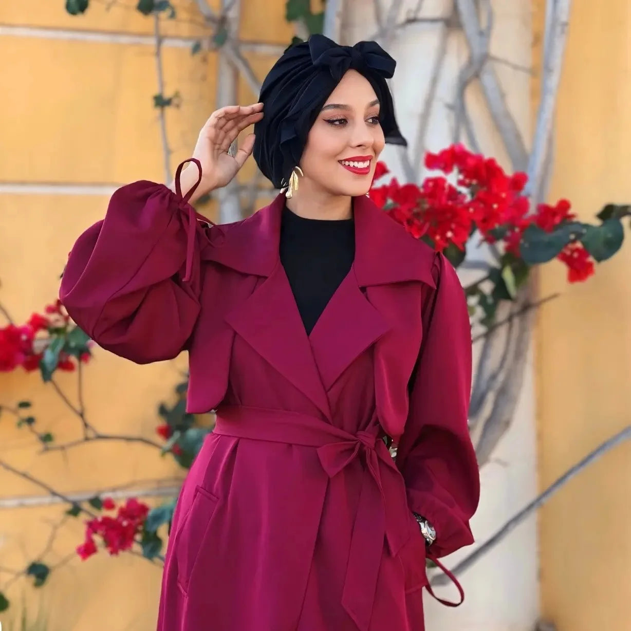 Trench burgundy — Amenti Collection