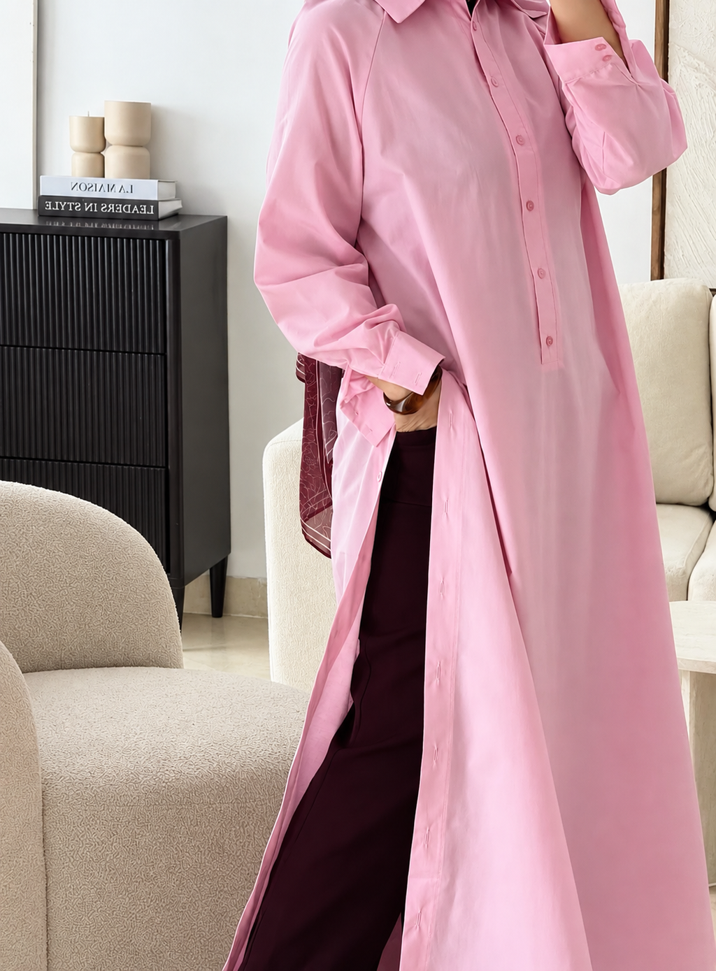 Robe-Chemise 2-en-1 !