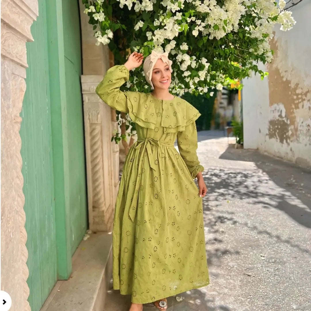 Robe Princesse kiwi — Amenti Collection