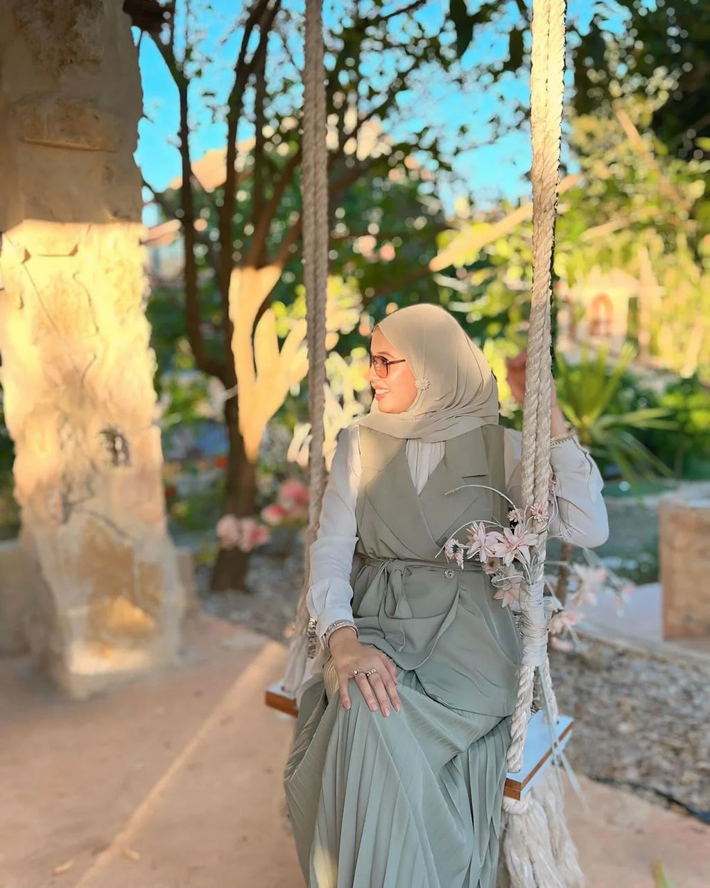 Ensemble Eya vert — Amenti Collection