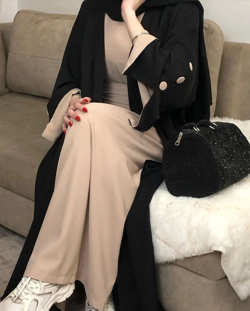 Abaya Haifa Noir — Amenti Collection