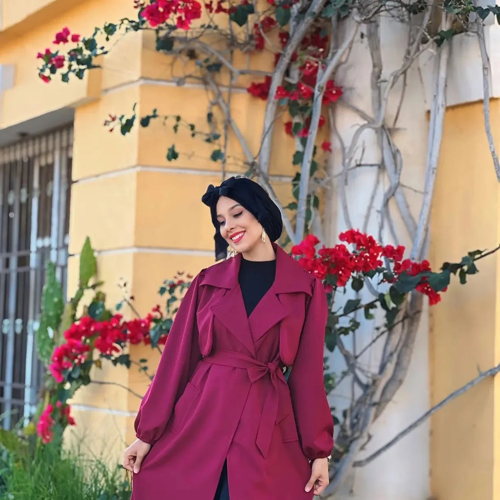 Trench burgundy — Amenti Collection