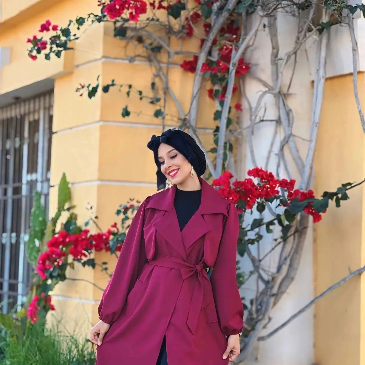 Trench burgundy — Amenti Collection